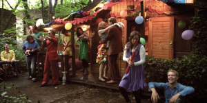 Die Wiesenburg - scene from 'Fräulein Sommer' by Robert Bittner